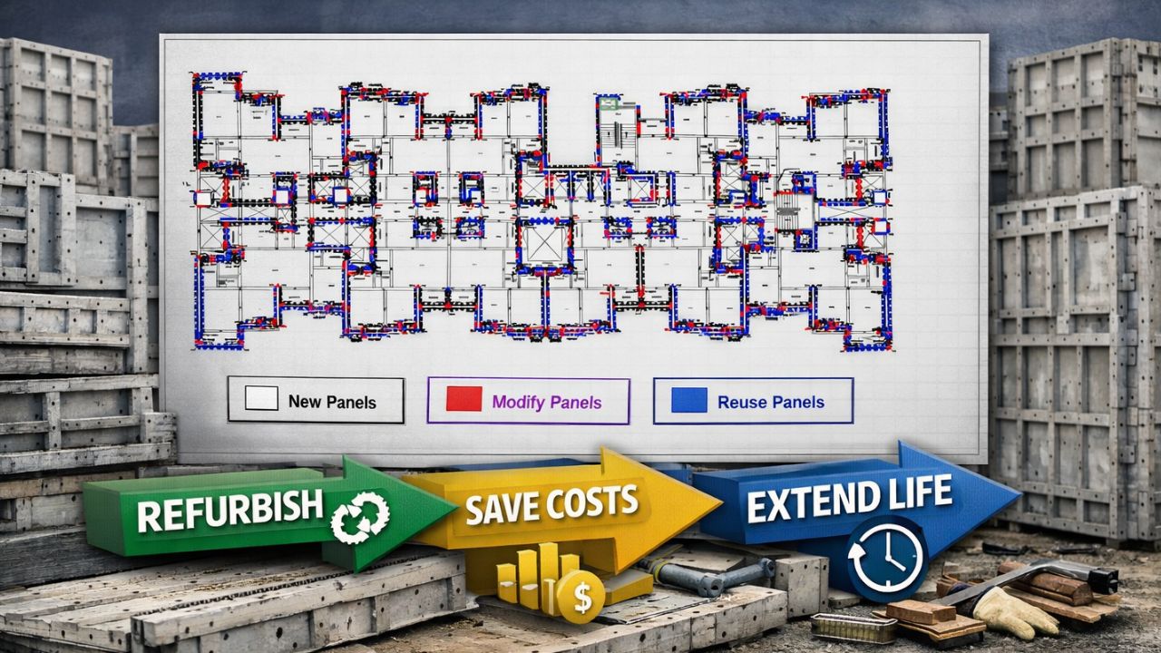 Aluminium Formwork Refurbishment India